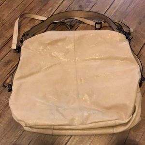 Elliott Lucca Lara City Hobo Bag Leather Cream